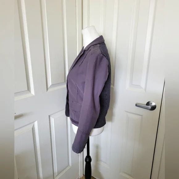 HEI HEI | Anthro | Delaine Cute Gray Gingham Blazer (SIZE 4) - Picture 6 of 16